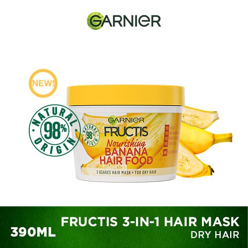 garnier banana hair mask